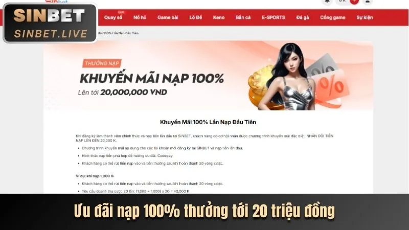 Tiền thưởng chào mừng PK789